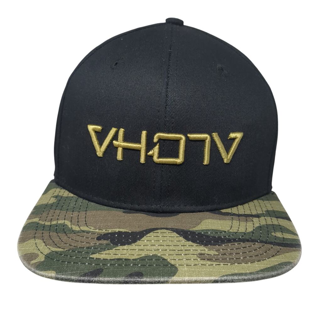 VHO7V Snapback Hat Multicolor One Size Adjustable Camouflage Double Portion